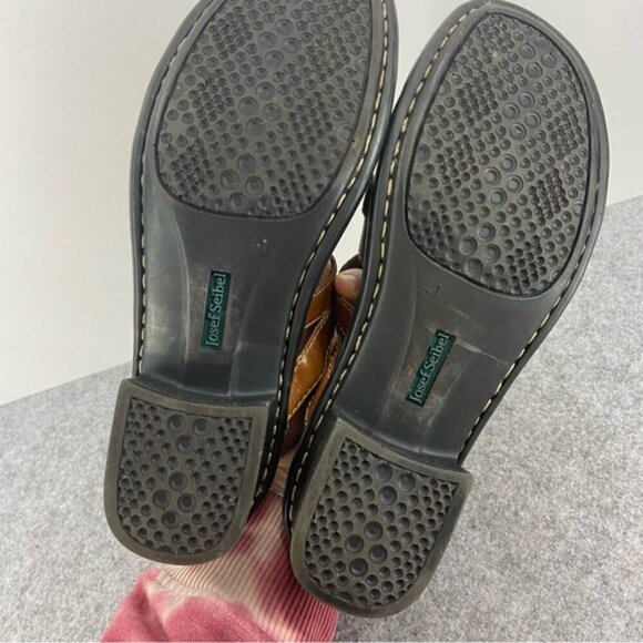Josef Seibel Women’s 3 Tone Heeled Leather Sandals Women’s Size 41 or US 9.5/10 - Picture 7 of 11